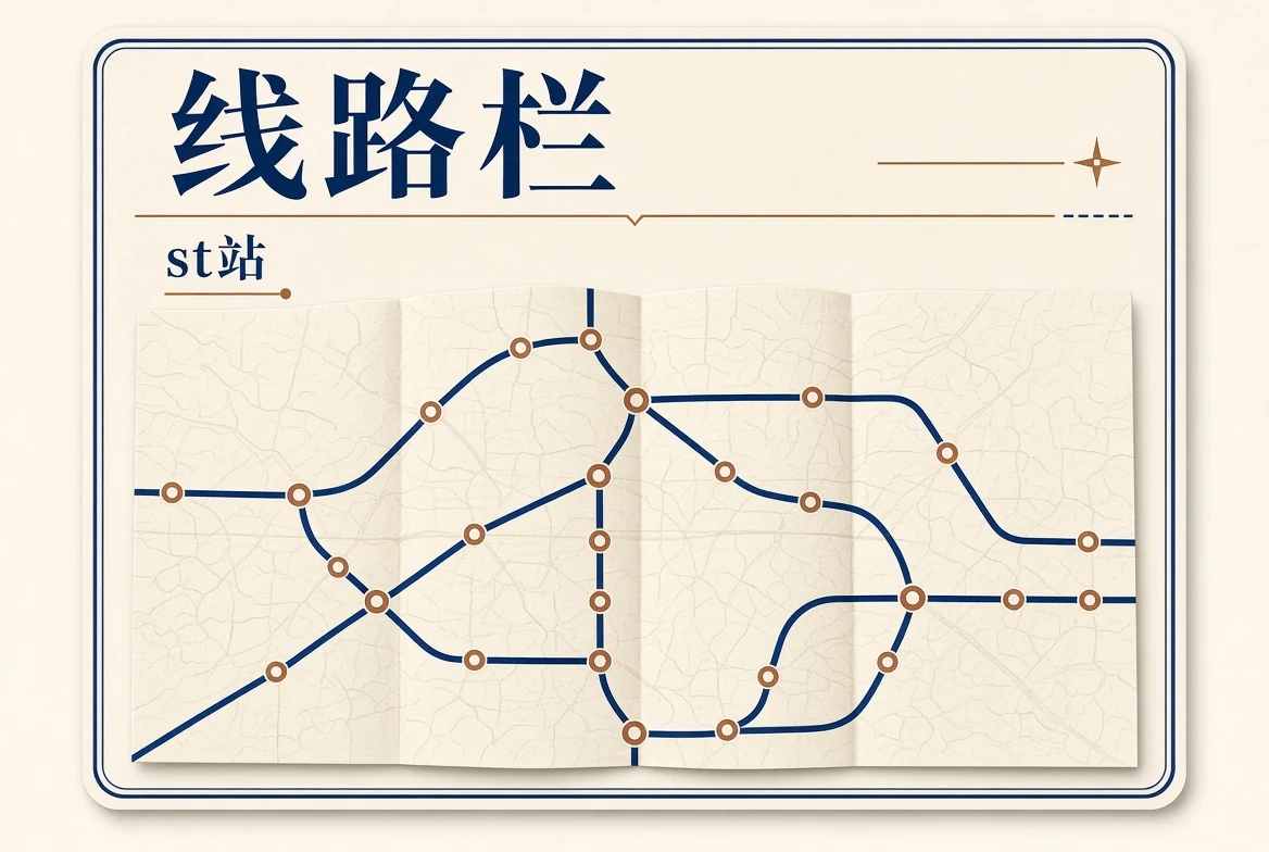 线路栏：从故事方向进入更长的阅读路径