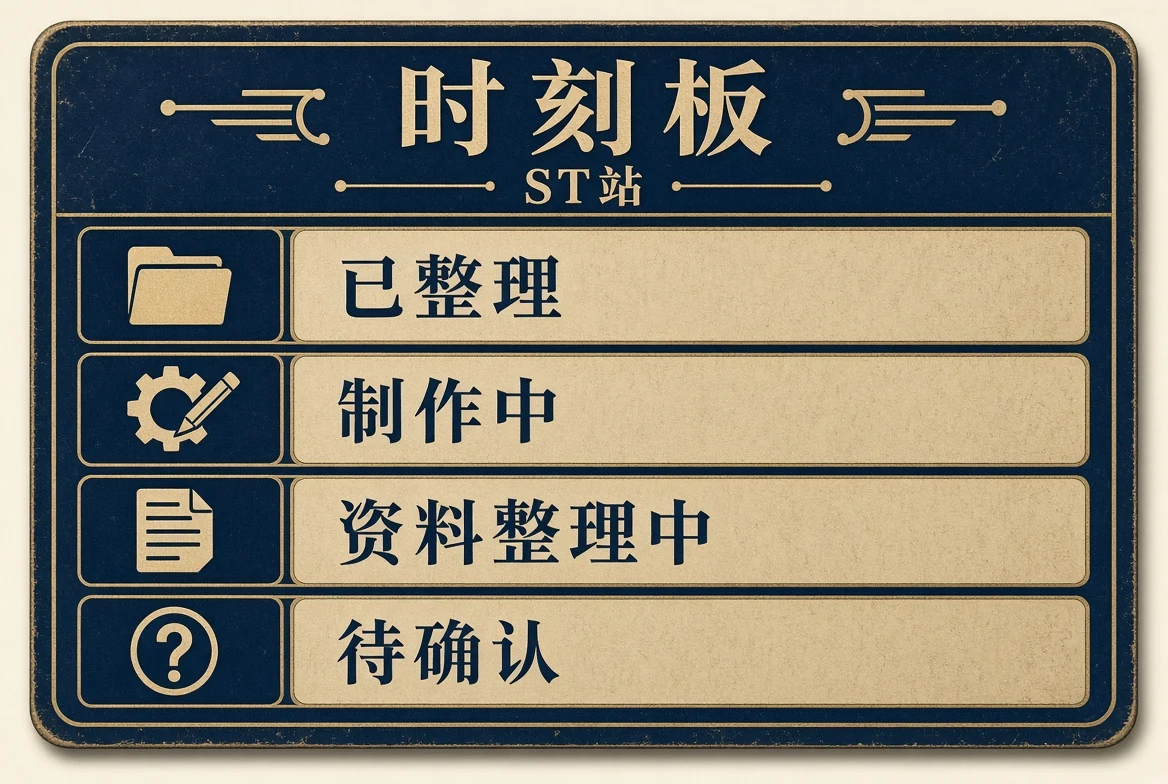 时刻板主题图